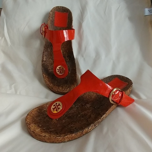 Tory Burch Shoes - Tory Burch Women's "Jane" Cork Sandals/Flip Flops.